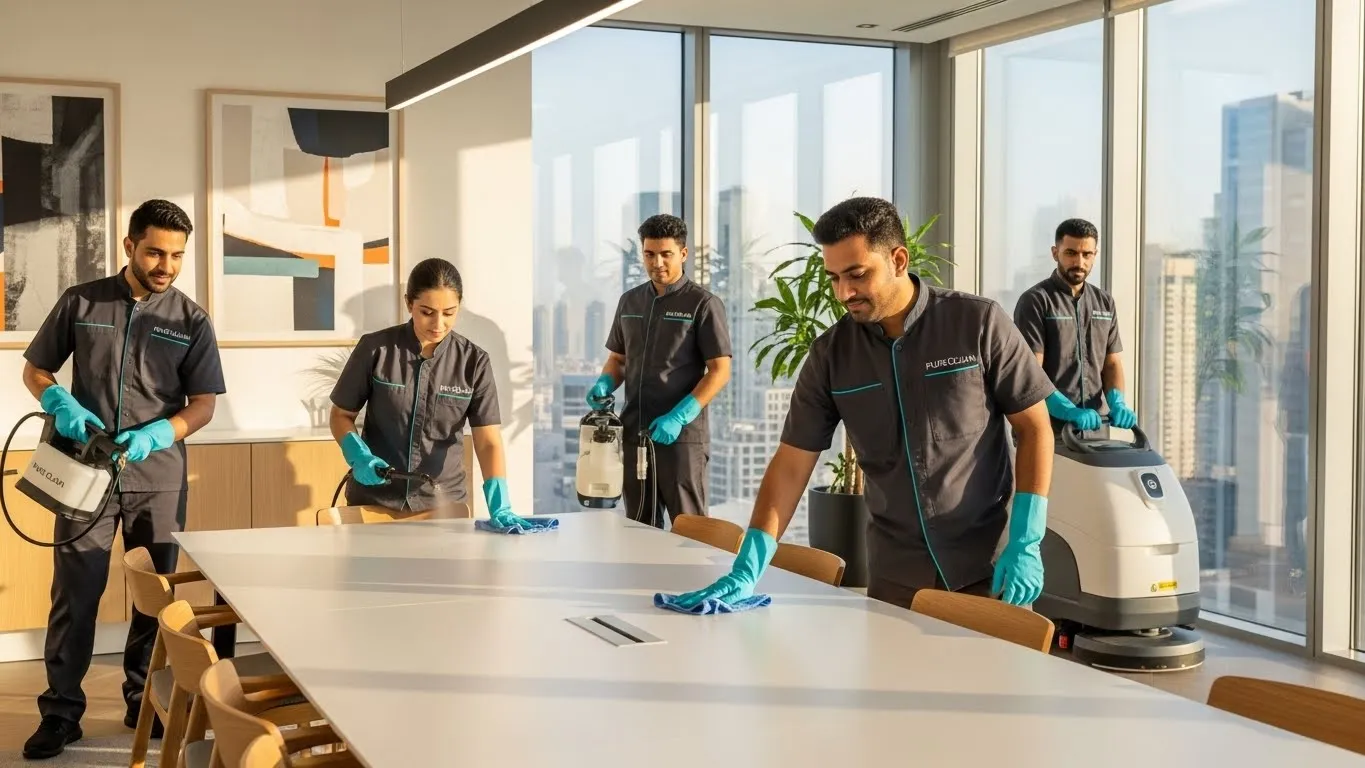 أفضل شركة تنظيف احترافية ومرخصة في الشارقة | بيور كلين Image fx 100
