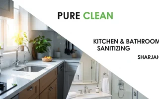 خدمات تنظيف وتعقيم المطابخ والحمامات في الشارقة | بيور كلين