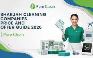 دليل أسعار وعروض شركات التنظيف في الشارقة 2026 | بيور كلين