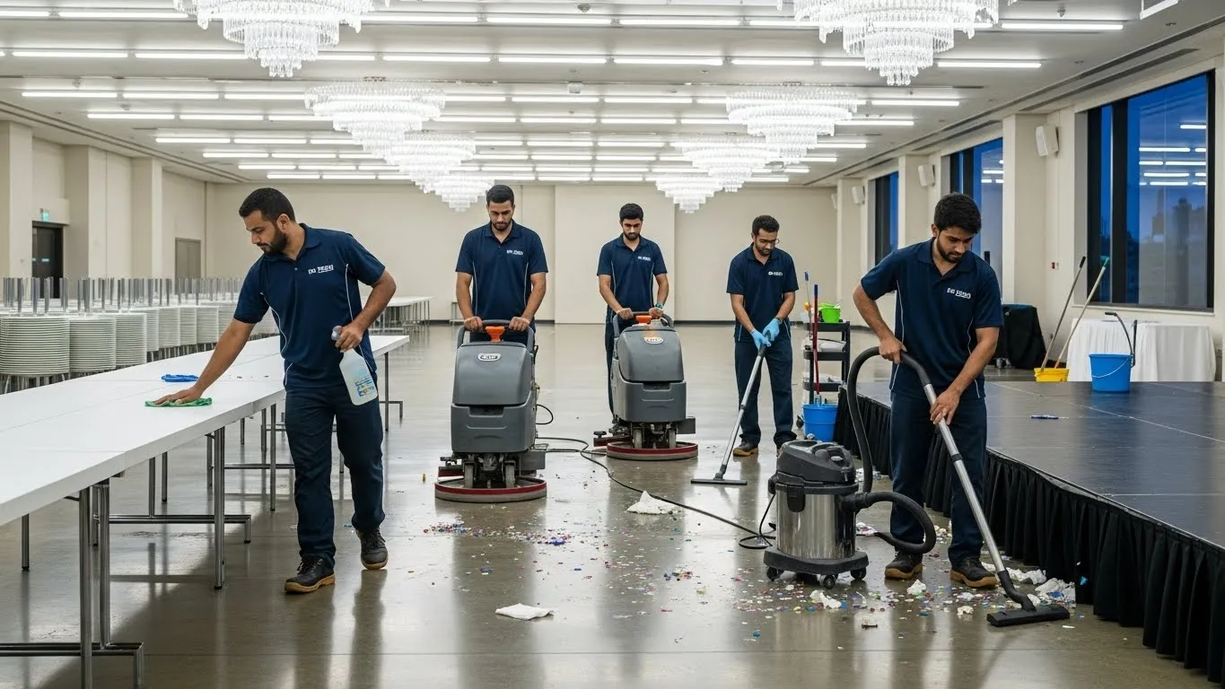 خدمة تنظيف بعد الحفلات والمناسبات في الشارقة | بيور كلين Image fx 2025 11 29T130505.423