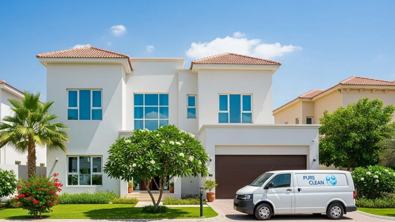 دليل أسعار وتكلفة تنظيف الفلل والشقق والسجاد في الشارقة | بيور كلين Image fx 2025 11 29T131154.439