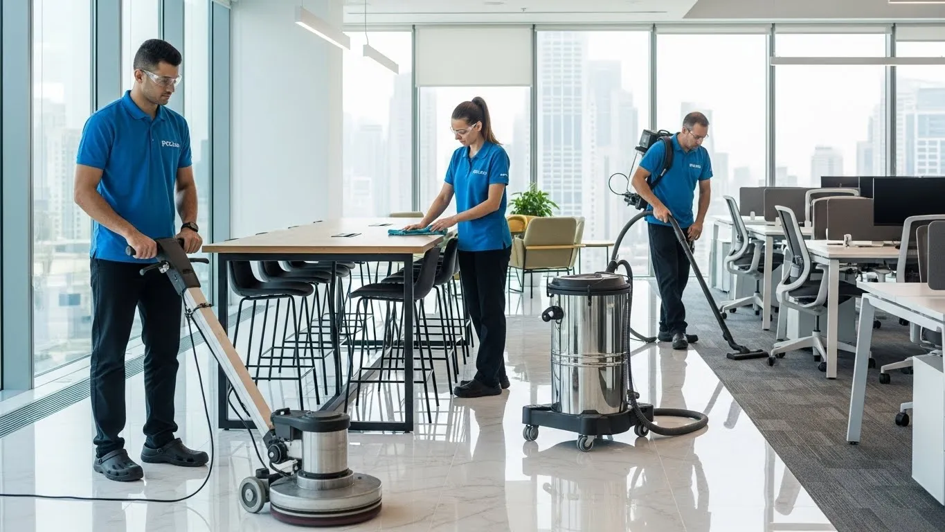 خدمات تنظيف مكاتب في الشارقة | بيئة عمل احترافية | بيور كلين Image fx 2025 11 29T134156.067