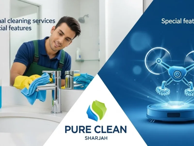 خدمات التنظيف الإضافية والمميزات الخاصة | بيور كلين الشارقة Image fx 2025 11 29T140852.598