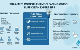 دليل التنظيف الشامل في الشارقة: نصائح خبراء بيور كلين