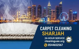 شركة تنظيف سجاد في  الشارقة | خدمة 24 ساعة