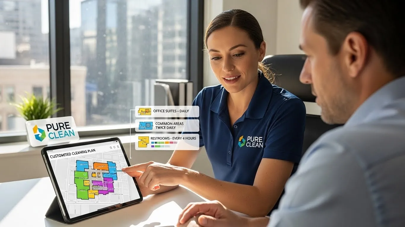 عقود تنظيف وصيانة سنوية للشركات في الشارقة | بيور كلين Image fx 57