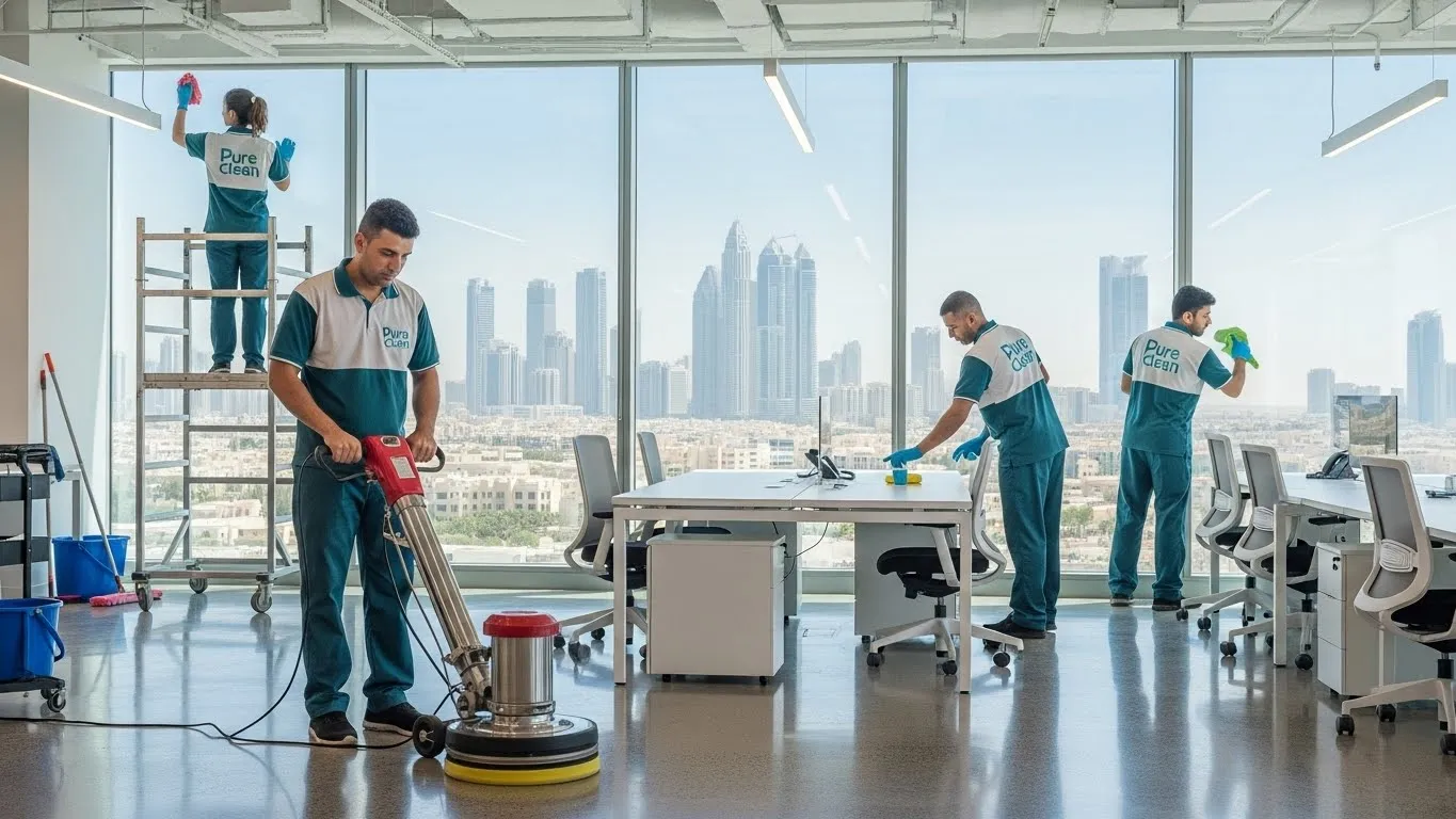 عقود تنظيف وصيانة سنوية للشركات في الشارقة | بيور كلين Image fx 60